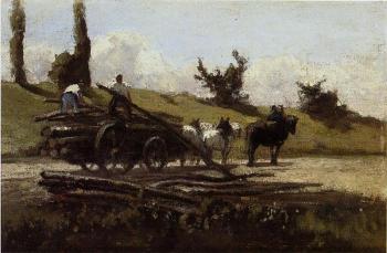 Camille Pissarro : The Wood Cart